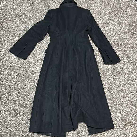 NWT! Banana Republic Black Isola Melton Hourglass Topcoat 🔹💫 - Picture 11 of 11